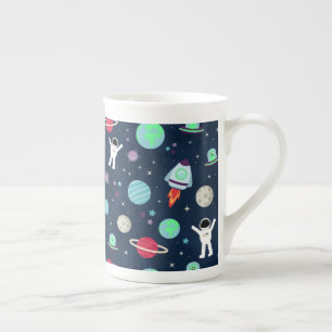 Weltraummuster-Illustration Porzellantasse