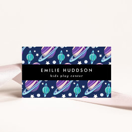 Weltraummuster, Kinderspielzentrum, Aktivitätszent Visitenkarte