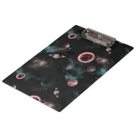 Weltraummuster klemmbrett
