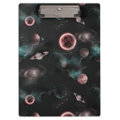 Weltraummuster klemmbrett (Vorderseite)