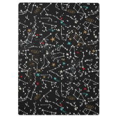 Weltraummuster klemmbrett (Rückseite)