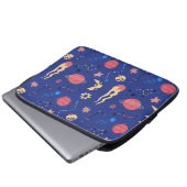 Weltraummuster Laptopschutzhülle (Vorne Knopf)