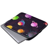 Weltraummuster Laptopschutzhülle (Vorne Knopf)