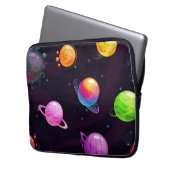 Weltraummuster Laptopschutzhülle (Vorderseite Links)