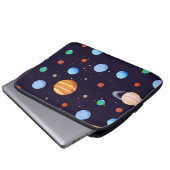 Weltraummuster Laptopschutzhülle (Vorne Knopf)