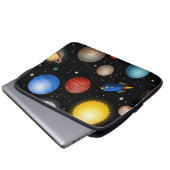 Weltraummuster Laptopschutzhülle (Vorne Knopf)