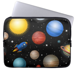 Weltraummuster Laptopschutzhülle