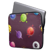 Weltraummuster Laptopschutzhülle (Vorderseite Links)