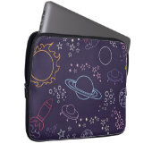 Weltraummuster Laptopschutzhülle (Vorne Rechts)