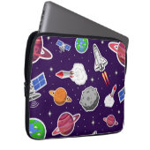 Weltraummuster Laptopschutzhülle (Vorne Rechts)