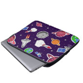 Weltraummuster Laptopschutzhülle (Vorne Knopf)