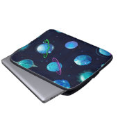 Weltraummuster Laptopschutzhülle (Vorne Knopf)