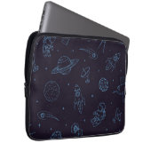 Weltraummuster Laptopschutzhülle (Vorne Rechts)