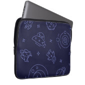 Weltraummuster Laptopschutzhülle (Vorne Rechts)