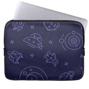 Weltraummuster Laptopschutzhülle