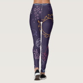 Weltraummuster Leggings (Rückseite)