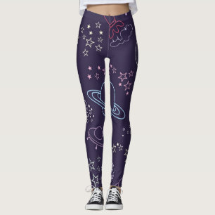 Weltraummuster Leggings