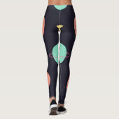 Weltraummuster Leggings (Rückseite)