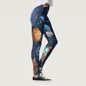 Weltraummuster Leggings (Rechts)