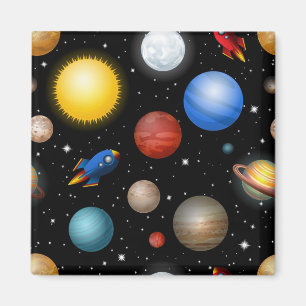 Weltraummuster Magnet