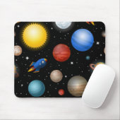Weltraummuster Mousepad (Mit Mouse)