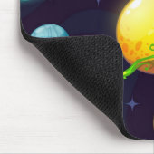 Weltraummuster Mousepad (Ecke)