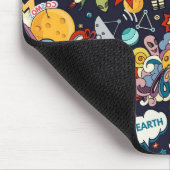 Weltraummuster Mousepad (Ecke)