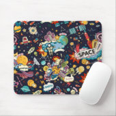 Weltraummuster Mousepad (Mit Mouse)