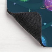 Weltraummuster Mousepad (Ecke)