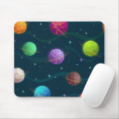 Weltraummuster Mousepad (Mit Mouse)