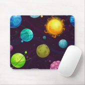 Weltraummuster Mousepad (Mit Mouse)