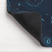 Weltraummuster Mousepad (Ecke)