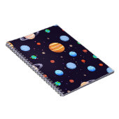 Weltraummuster Notizblock (Rechte Seite)