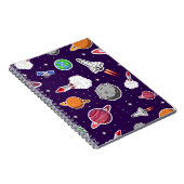 Weltraummuster Notizblock (Rechte Seite)