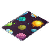 Weltraummuster Notizblock (Linke Seite)