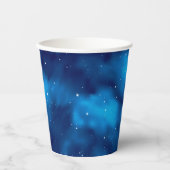 Weltraummuster Pappbecher (Vorderseite)