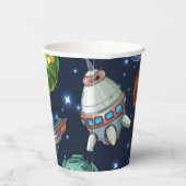 Weltraummuster Pappbecher (Rechts)