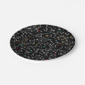 Weltraummuster pappteller (Schrägansicht)
