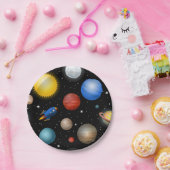 Weltraummuster Pappteller (Party)
