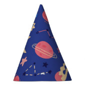 Weltraummuster Partyhütchen (Rechts)