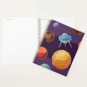 Weltraummuster Planer (Anzeige)
