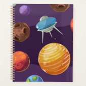 Weltraummuster Planer (Vorderseite)