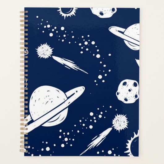 Weltraummuster Planer (Vorderseite)