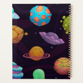 Weltraummuster Planer (Rückseite)