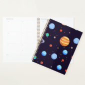 Weltraummuster Planer (Anzeige)