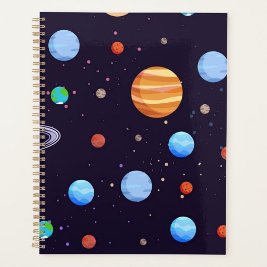 Weltraummuster Planer (Vorderseite)