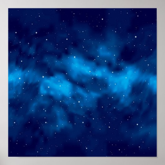 Weltraummuster Poster (Vorne)