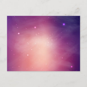 Weltraummuster Postkarte
