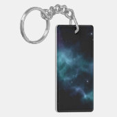 Weltraummuster Schlüsselanhänger (Vorderseite links)