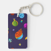 Weltraummuster Schlüsselanhänger (Rückseite)